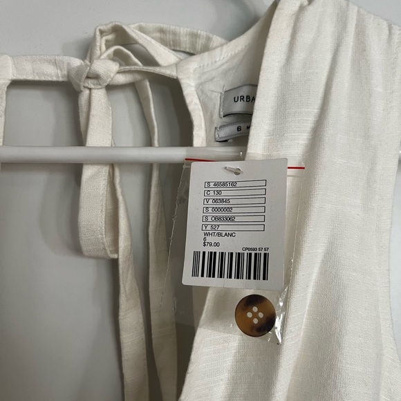 Urban Outfitters - off white linen maxi dress - NWT - Picture 3 of 6